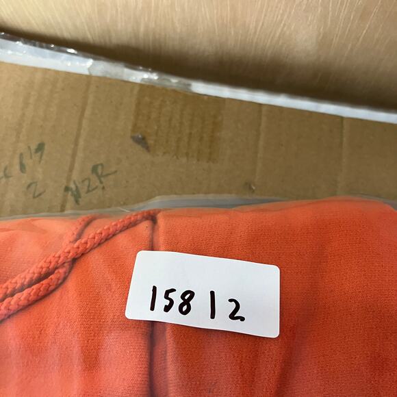 Champion Hoodie Mens Size M Orange UTPB Falcons Pullover Fleece College Logo - Picture 8 of 8